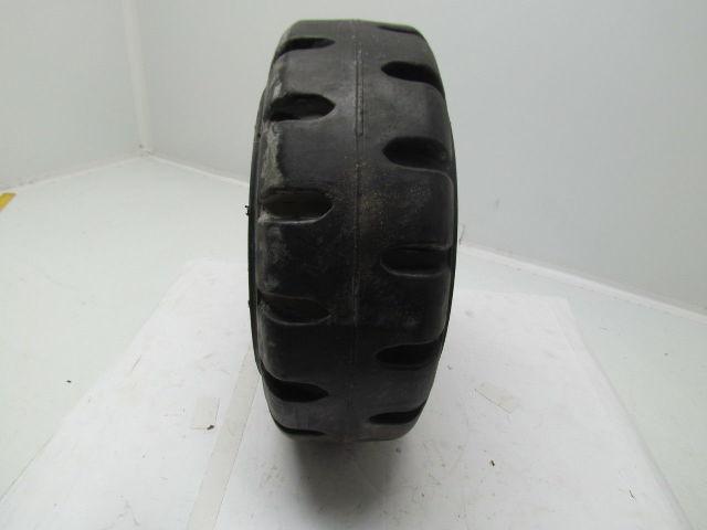 Mega-T 15-1/2"x6"x10" Press On Traction Rubber Forklift Tire Wheel