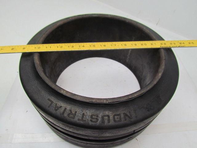 U.S. Industrial 15"x7"x11-1/4" Press on Rubber Forklift Tire Wheel