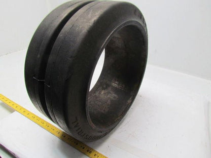 U.S. Industrial 15"x7"x11-1/4" Press on Rubber Forklift Tire Wheel