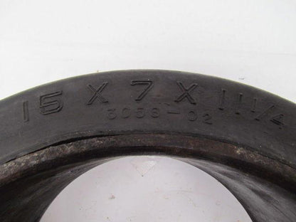 U.S. Industrial 15"x7"x11-1/4" Press on Rubber Forklift Tire Wheel