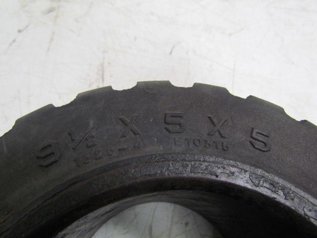 B.F. Goodrich 9-1/2"X5"X5" Press On Traction Rubber Forklift Tire Wheel