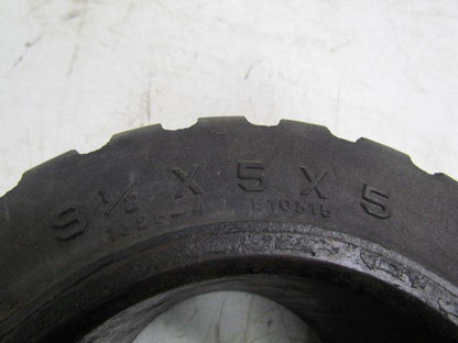 B.F. Goodrich 9-1/2"X5"X5" Press On Traction Rubber Forklift Tire Wheel