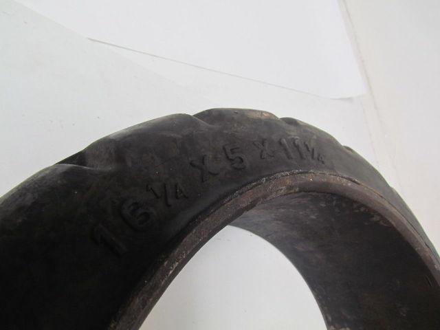 Monarch 16-1/4"x5"x11-1/4" Solid Rubber Press On Traction Forklift Tire Wheel
