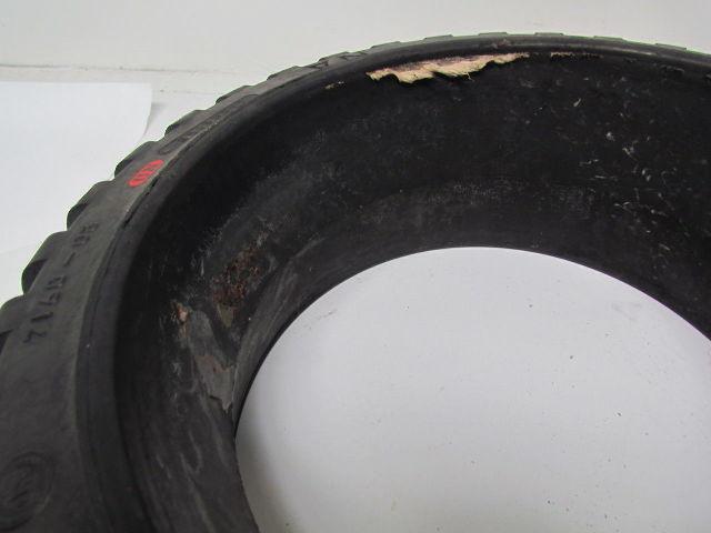 U.S. Innacush 16-1/4"x6"x11-1/2" Solid Rubber Demountable Traction Forklift Tire