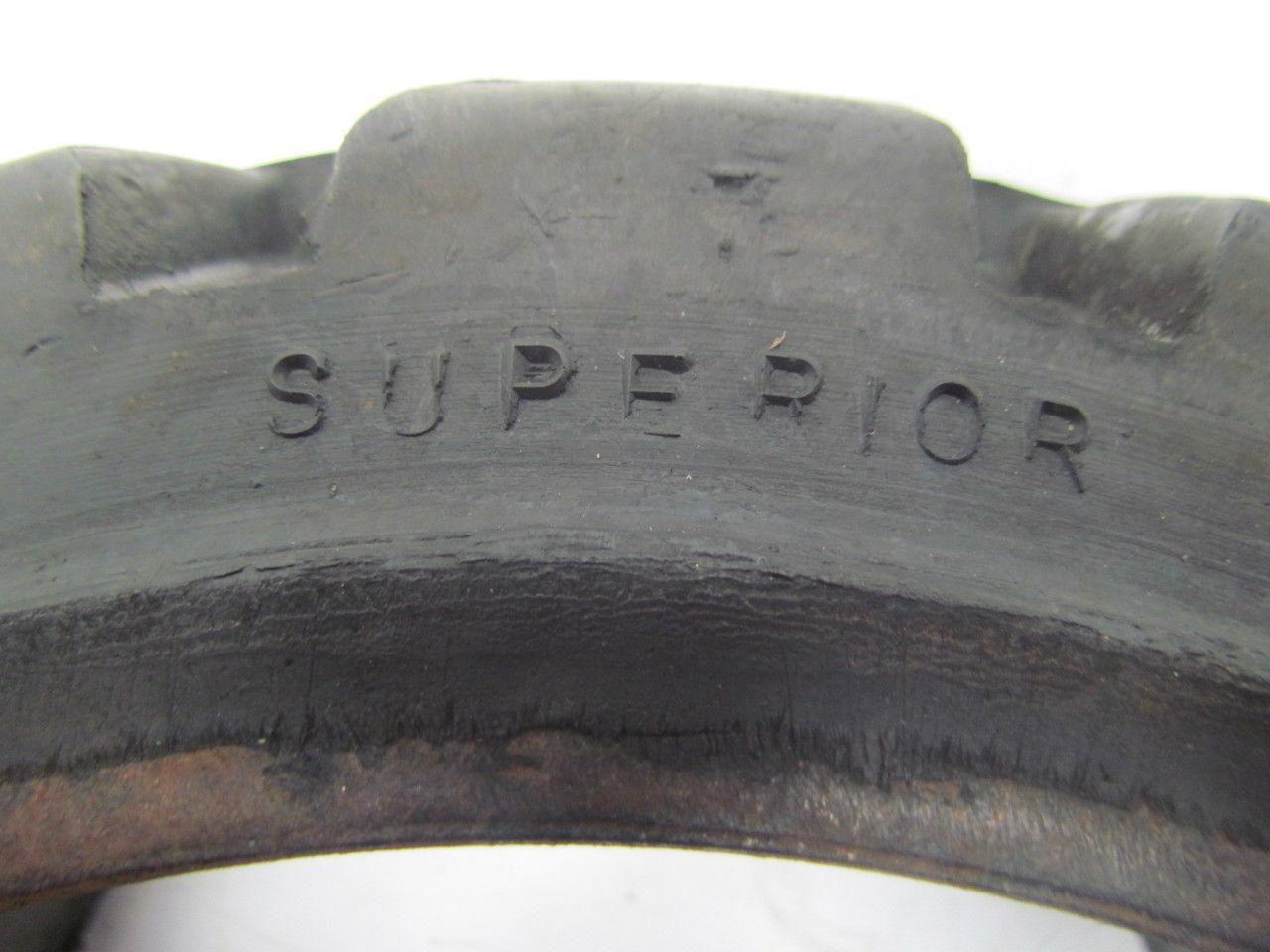 Superior 16-1/4"x6"x10-1/2" Press On Solid Rubber Traction Forklift Tire Wheel