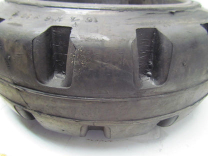 Superior 16-1/4"x6"x10-1/2" Press On Solid Rubber Traction Forklift Tire Wheel