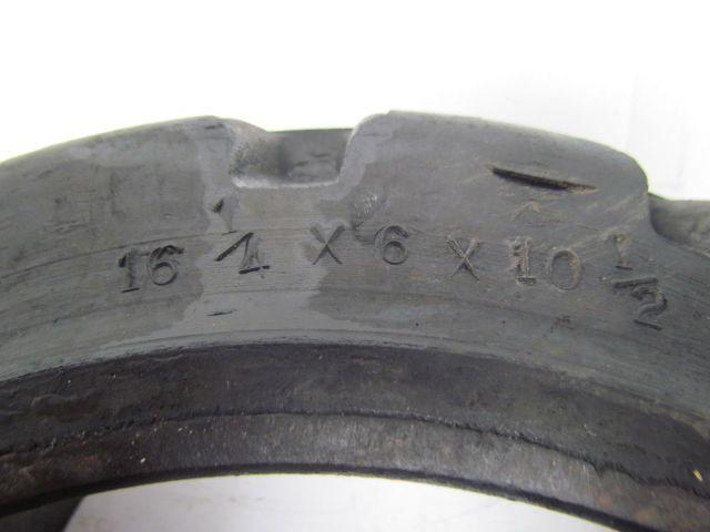 Superior 16-1/4"x6"x10-1/2" Press On Solid Rubber Traction Forklift Tire Wheel
