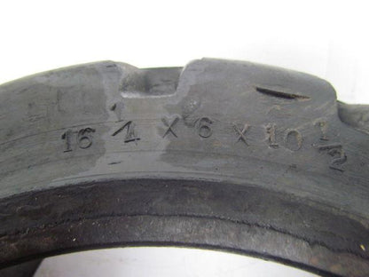 Superior 16-1/4"x6"x10-1/2" Press On Solid Rubber Traction Forklift Tire Wheel