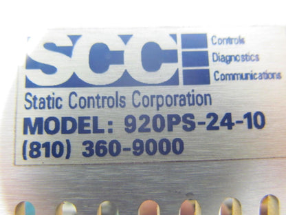 SCC 920PS-24-10 Power Supply 110 VACinput 24VDC output