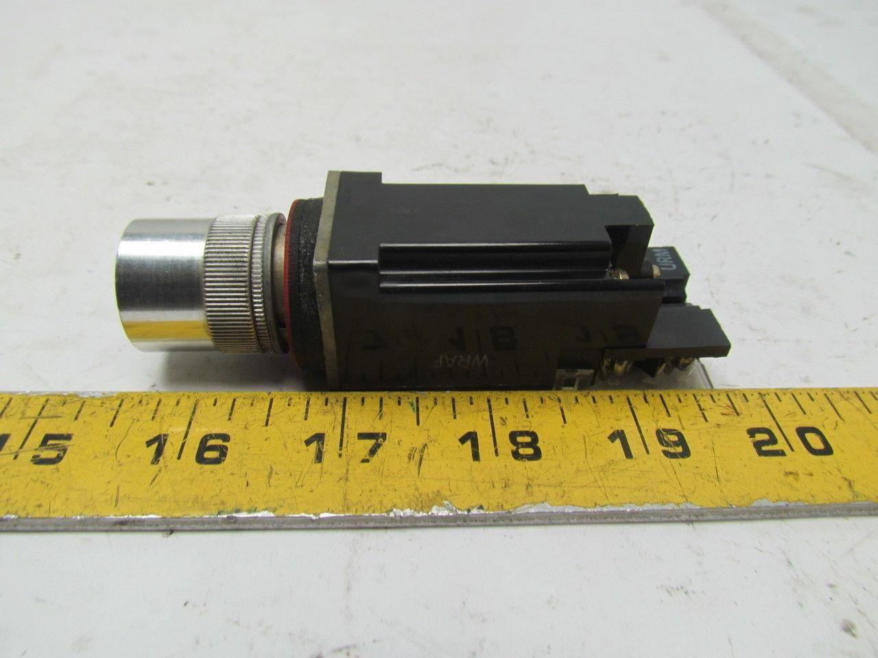 Allen Bradley 800MR-QAL24S Push Button Lighted Switch Green Lens