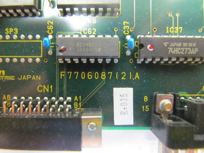 Fuji Electronics F7706087 (2)A Main CPU Card VT2-HMCPU