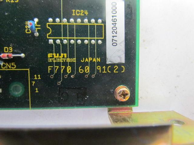 Fuji Electronics F770 60 91 (2) SEQ And Temp Card