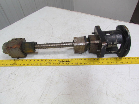 Hyundai HIT-15S CNC Lathe 28" X axis ball screw Assembly