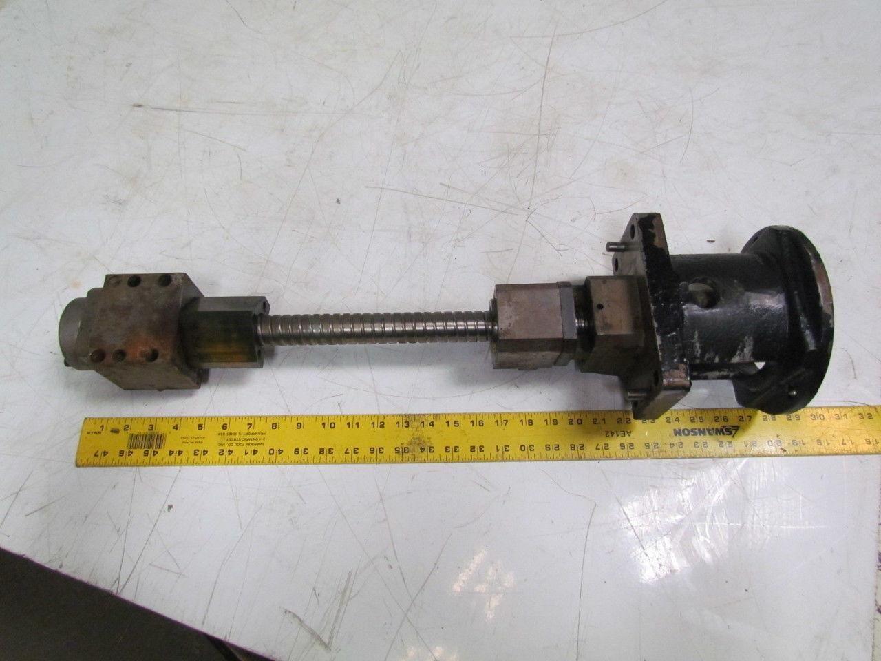 Hyundai HIT-15S CNC Lathe 28" X axis ball screw Assembly
