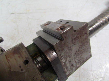 Hyundai HIT-15S CNC Lathe 28" X axis ball screw Assembly