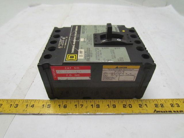 Square D FAL360151212 15Amp 3Pole Circuit Breaker w Aux Switch