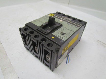 Square D FAL360151212 15Amp 3Pole Circuit Breaker w Aux Switch
