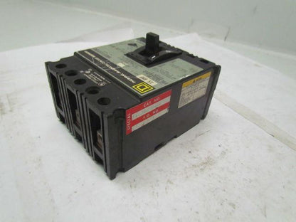 Square D FAL360151212 15Amp 3Pole Circuit Breaker w Aux Switch