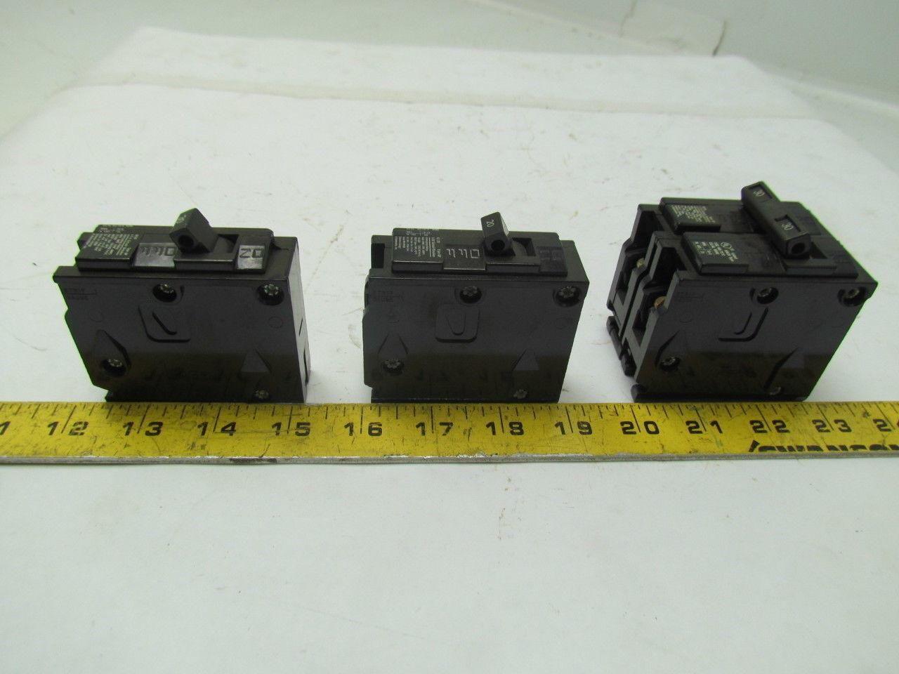 ITE Q-Series Circuit Breakers TYPE QP See List Below Mixed Lot of 13