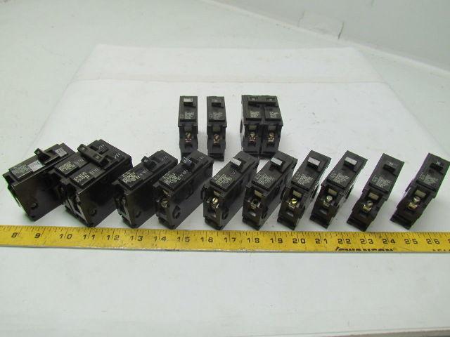ITE Q-Series Circuit Breakers TYPE QP See List Below Mixed Lot of 13