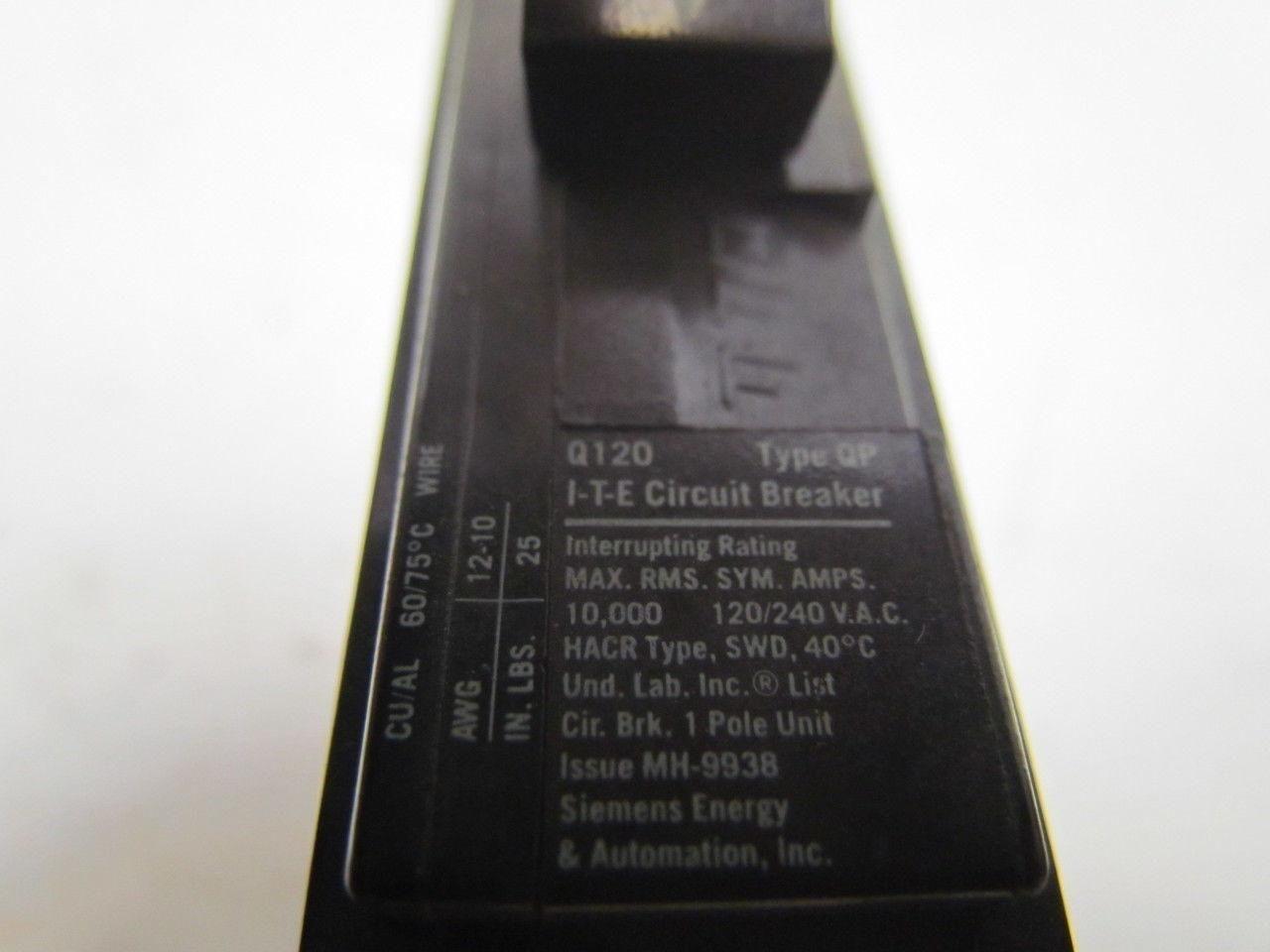 ITE Q-Series Circuit Breakers TYPE QP See List Below Mixed Lot of 13