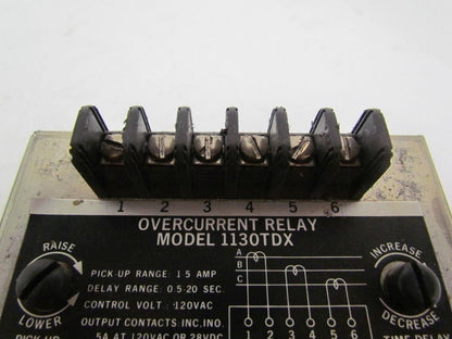 Wilmar 1130TDX Overcurrent Relay