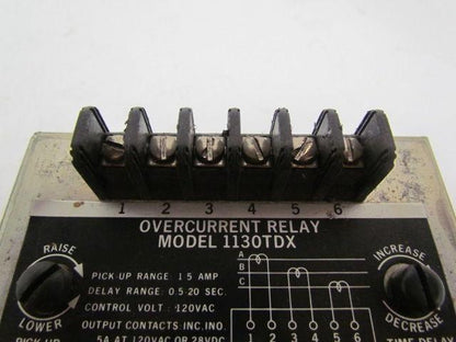 Wilmar 1130TDX Overcurrent Relay
