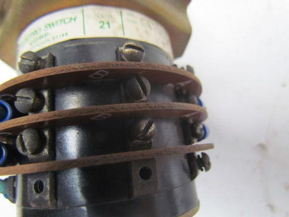 Electro Switch 21204A Series 21 Switch Rotary 10A-125 VAC 3 Position