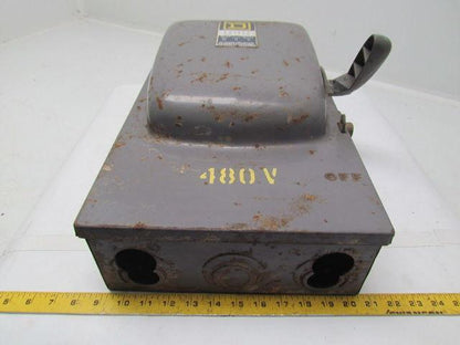 Square D H363 Safety Switch 100A 600V 3P Fused