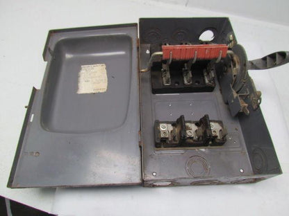 Square D H363 Safety Switch 100A 600V 3P Fused