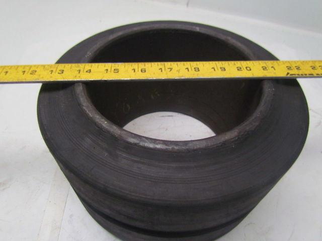 10-1/2"X6"X6" Press On Solid Rubber Single Groove Forklift Tire Wheel