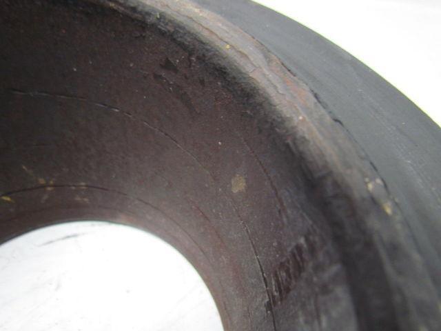 10-1/2"X6"X6" Press On Solid Rubber Single Groove Forklift Tire Wheel