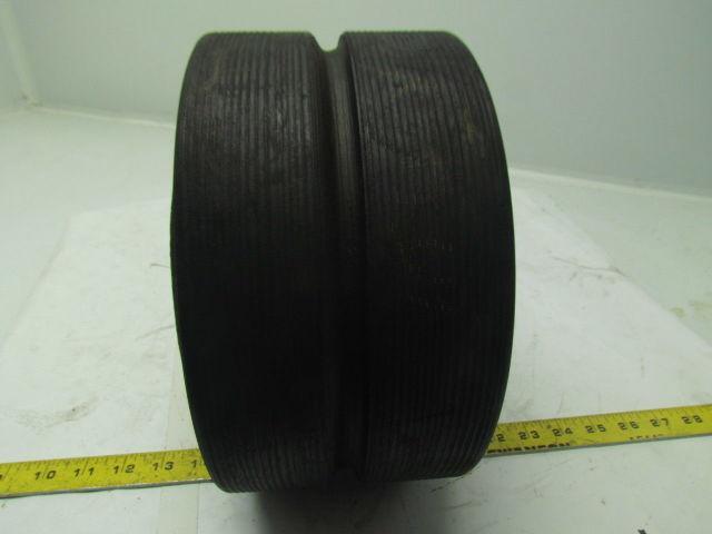 10-1/2"X6"X6" Press On Solid Rubber Single Groove Forklift Tire Wheel