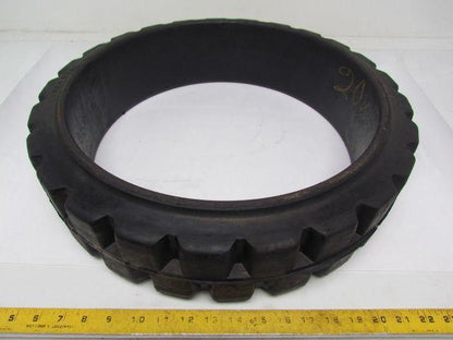 Monarch 20"X5"X16" Press On Traction Solid Rubber Forklift Tire Wheel