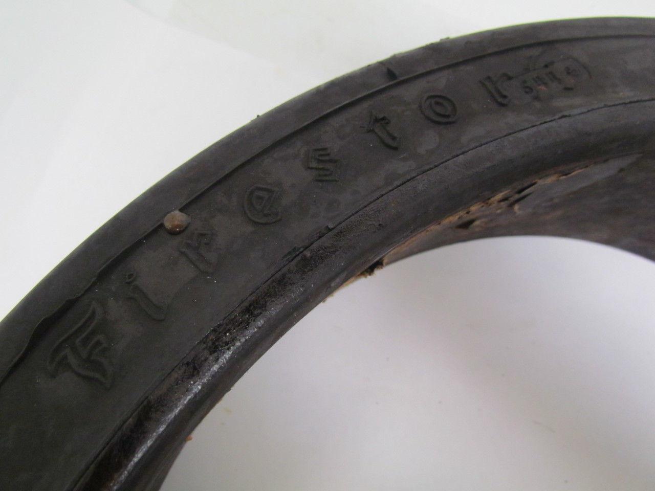 Firestone 20"X5"X16" Press On Traction Solid Rubber Forklift Tire Wheel