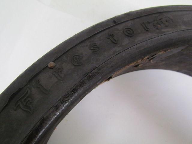 Firestone 20"X5"X16" Press On Traction Solid Rubber Forklift Tire Wheel