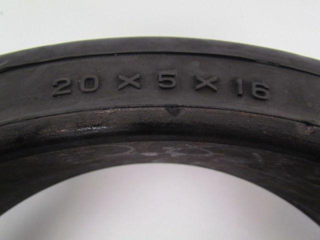 Firestone 20"X5"X16" Press On Traction Solid Rubber Forklift Tire Wheel