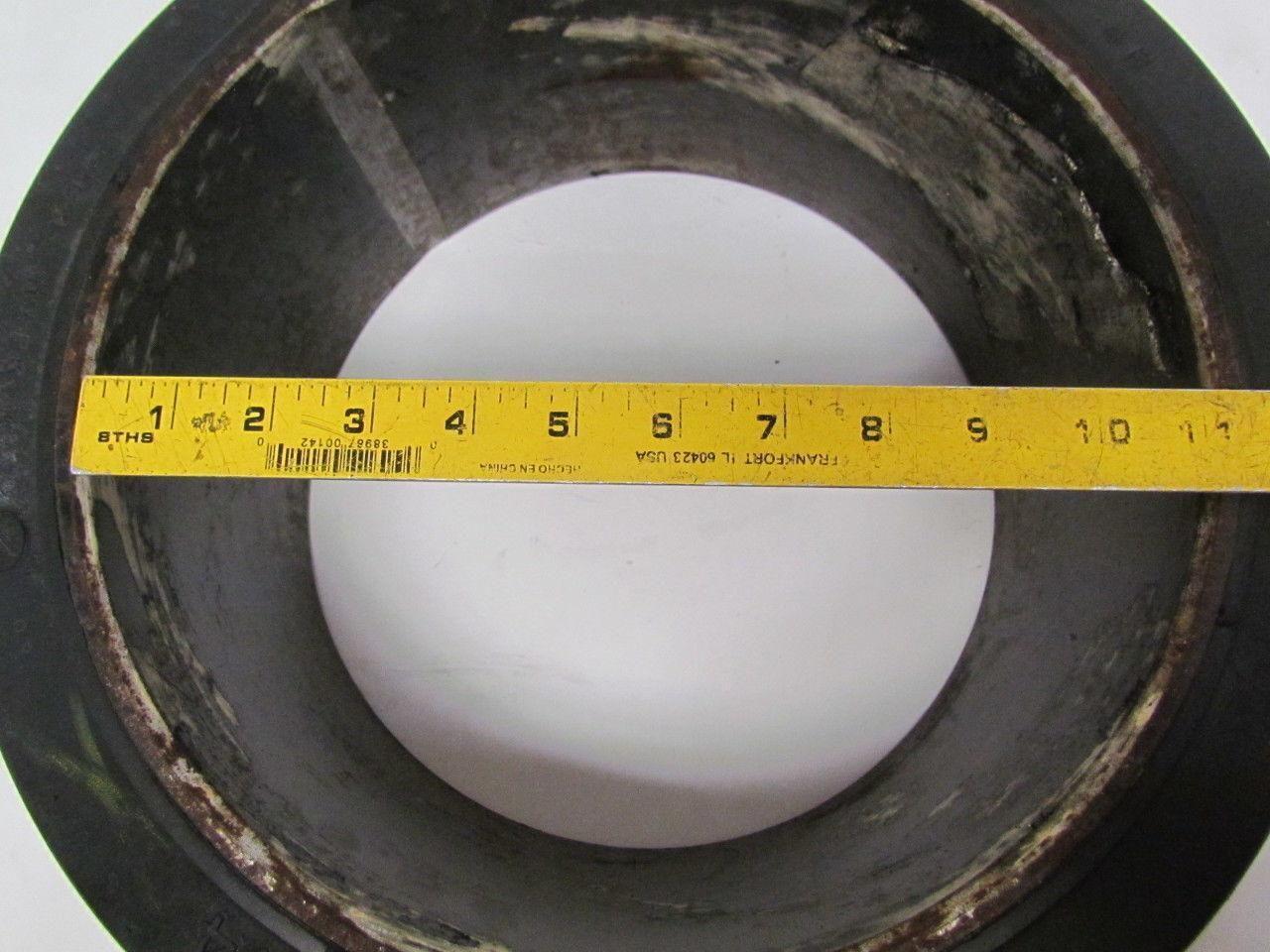 Mega-T 15"X6"X11-1/4" Press On Solid Rubber Smooth Forklift Tire Wheel