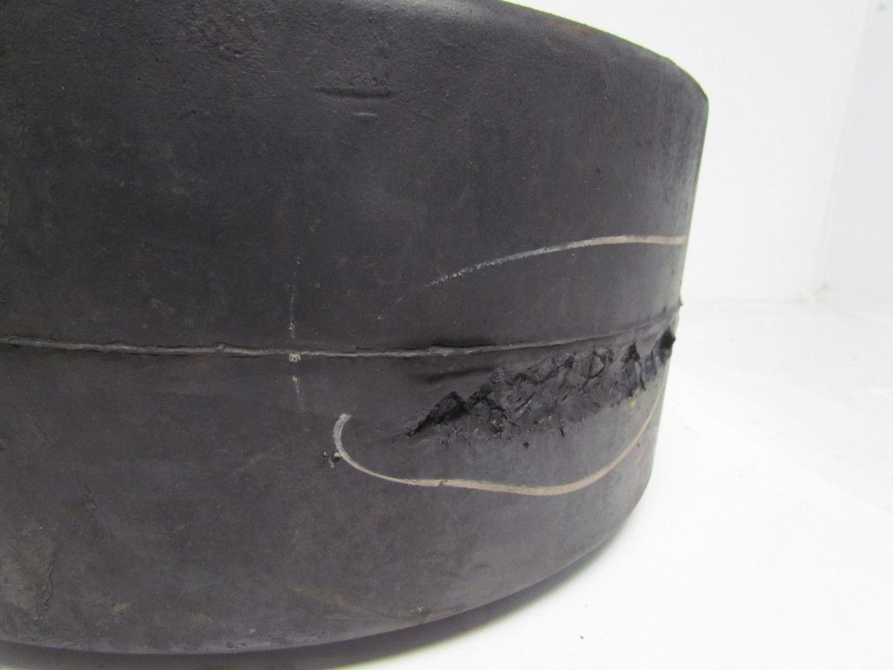 Bearcat 15"X7"X11-1/4" Press On Solid Rubber Smooth Forklift Tire Wheel