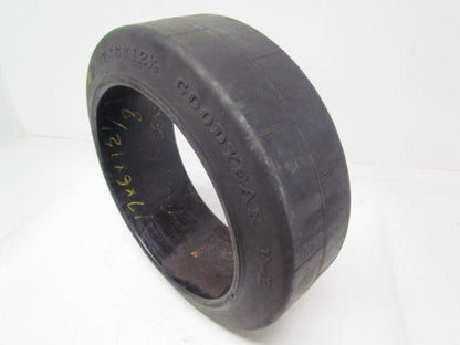 Goodyear 17"X6"X12-1/8" Press On Solid Rubber Smooth Forklift Tire Wheel