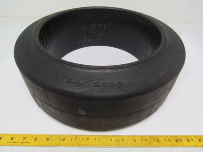 Goodyear 17"X6"X12-1/8" Press On Solid Rubber Smooth Forklift Tire Wheel