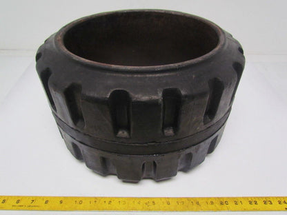 Tri-State Rubber 15"X9"X11-1/4" Press On Solid Traction Forklift Tire Wheel