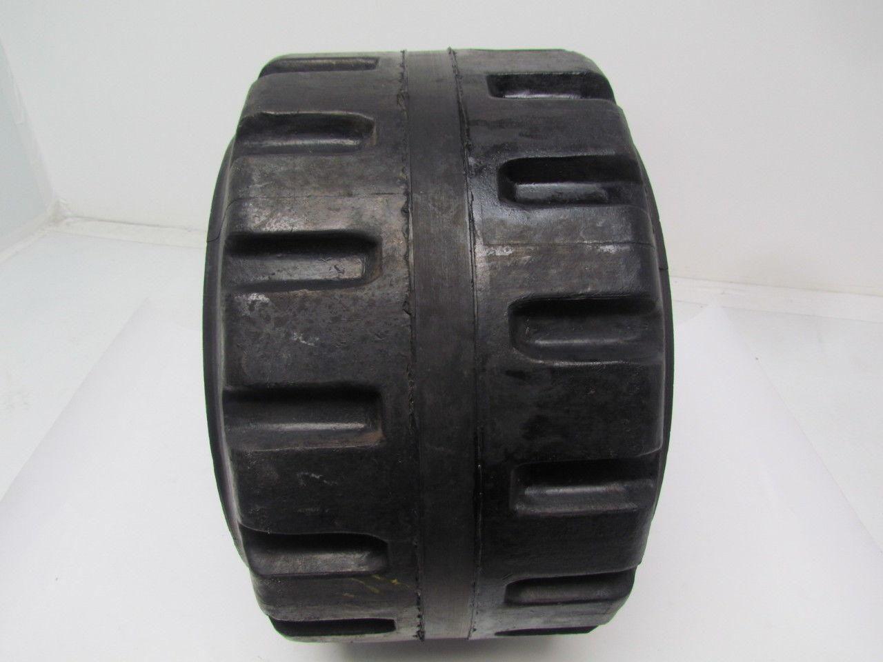 Tri-State Rubber 15"X9"X11-1/4" Press On Solid Traction Forklift Tire Wheel