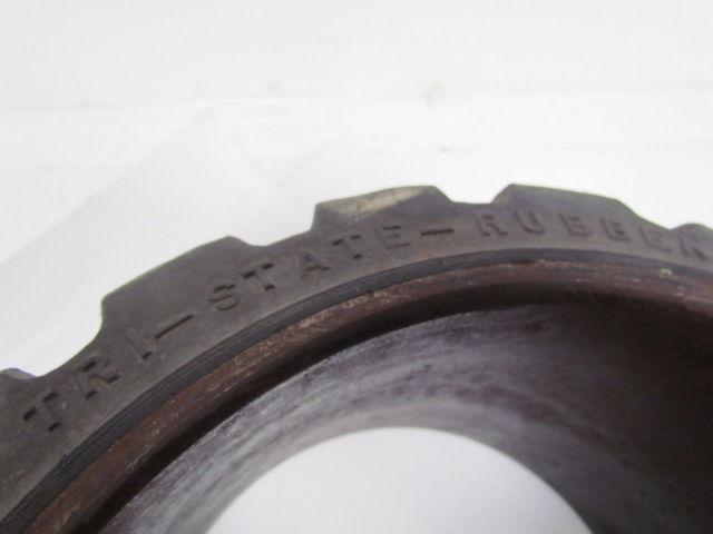 Tri-State Rubber 15"X9"X11-1/4" Press On Solid Traction Forklift Tire Wheel