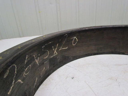 Bearcat 26"x5"x20" Press On Solid Rubber Smooth Forklift Tire Wheel