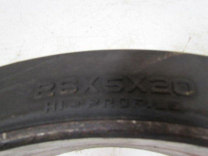 Bearcat 26"x5"x20" Press On Solid Rubber Smooth Forklift Tire Wheel