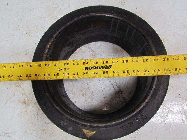Bearcat 15"X7"X11-1/4" Press On Solid Rubber Smooth Forklift Tire Wheel