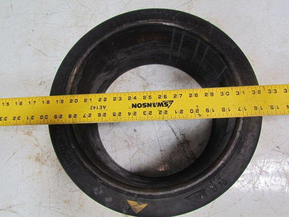 Bearcat 15"X7"X11-1/4" Press On Solid Rubber Smooth Forklift Tire Wheel