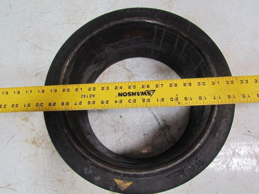 Bearcat 15"X7"X11-1/4" Press On Solid Rubber Smooth Forklift Tire Wheel