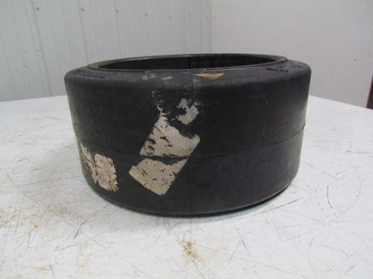 Bearcat 15"X7"X11-1/4" Press On Solid Rubber Smooth Forklift Tire Wheel